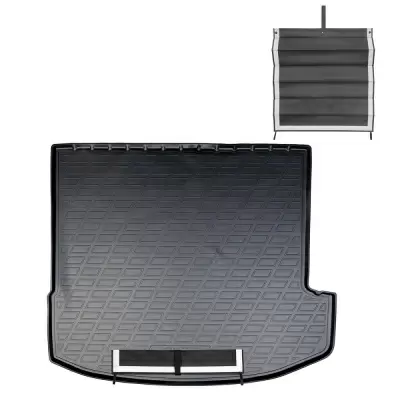 Коврики в багажное отделение с текстильным фартуком для DFSK-iX7 (сложенный 3 ряд) (2023)