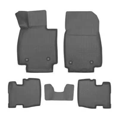 Коврики салонные для Skoda Enyaq (2021) (серые)