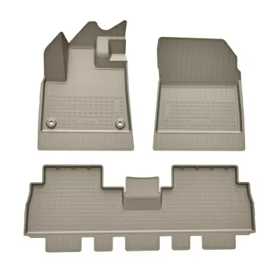 Коврики салонные для Peugeot Rifter I (2024) (бежевый)