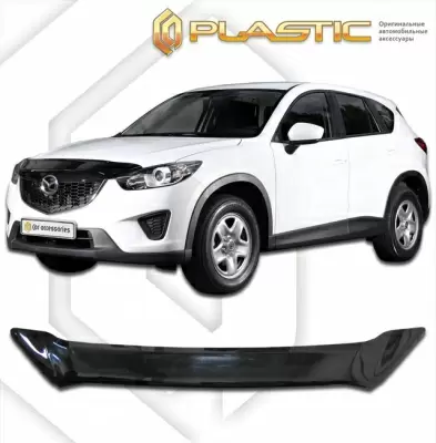 Мухобойка (дефлектор капота) для Mazda CX-5 2012-2017 (арт. 2010010107642)
