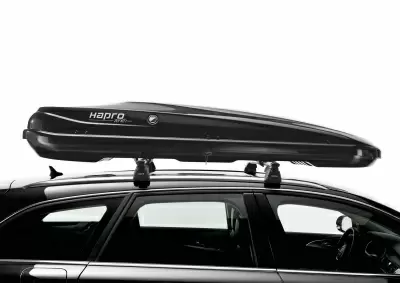 Автобокс Hapro Zenith 8.6 (440 л) черный глянцевый двустороннее от интернет-магазина AUTOBOKS.kz. 