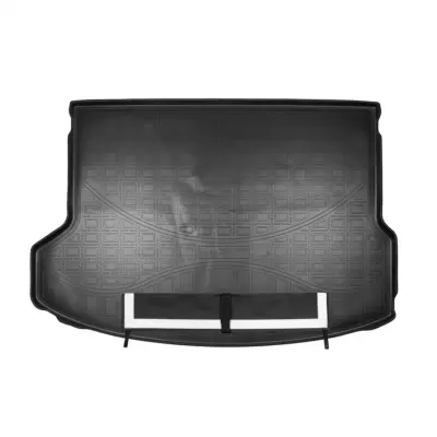 Коврики в багажное отделение с фартуком для Kia Seltos (2020) (с сабвуфером)