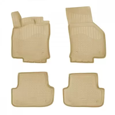 Коврики салонные для Audi A3 (8P1) (2007-2012) (3 двери) (бежевый)