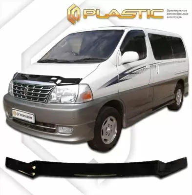 Мухобойка (дефлектор капота) для Toyota Grand Hiace 1999-2002 (арт. 2010010107857)