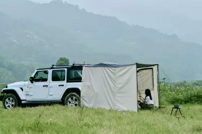 Автомобильный Тент-навес для багажника бежевый от интернет-магазина AUTOBOKS.kz. 