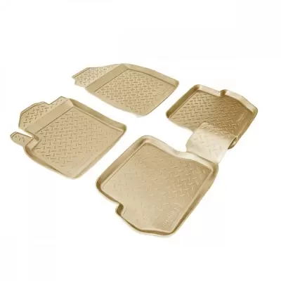 Коврики салонные для Ford Focus IV 3D (2018) (бежевый)