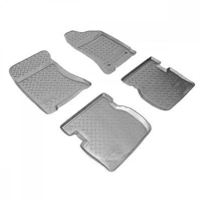 Коврики салонные для Smart Fortwo С453 3D (2014) (серый)