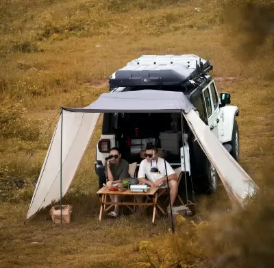 Автомобильный Тент-навес для багажника бежевый от интернет-магазина AUTOBOKS.kz. 