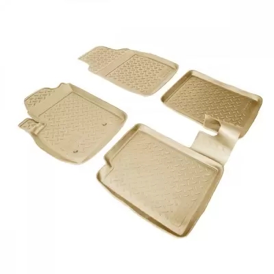 Коврики салонные для Fiat Grande Punto (2005) (бежевый)