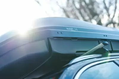 Автобокс Kamei Husky 510 черный матовый двустороннее от интернет-магазина AUTOBOKS.kz. 