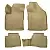 Коврики салонные для KAIYI E5 3D (2016) (бежевый) от интернет-магазина AUTOBOKS.kz. 