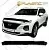 Мухобойка (дефлектор капота) для Hyundai Santa Fe 2018+  (арт. 2010010113797) от интернет-магазина AUTOBOKS.kz. 