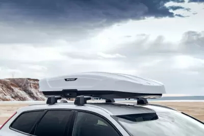 Автобокс Broomer Venture LS 450л белый глянцевый от интернет-магазина AUTOBOKS.kz. 