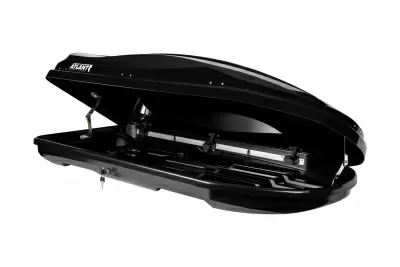 Багажный бокс Atlant Diamond 430 черный глянцевый от интернет-магазина AUTOBOKS.kz. 