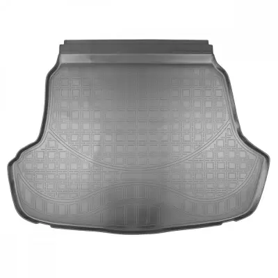 Коврики в багажное отделение для Hyundai Sonata VII (LF) (SD) (2017-2019) (без выступа под запаску) (серый)