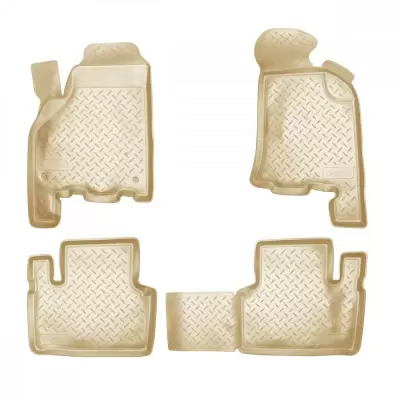 Коврики салонные для VAZ 2113 (2001)\ VAZ 2114 (2001)\ VAZ 2115 (2001) (бежевый)