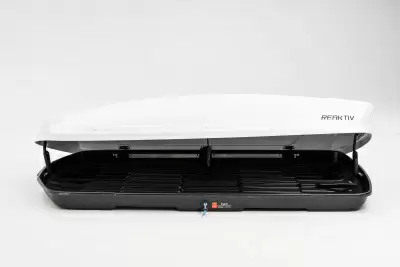 Автобокс REAKTIV Uragan 850 белый глянцевый двустороннее 850 л от интернет-магазина AUTOBOKS.kz. 