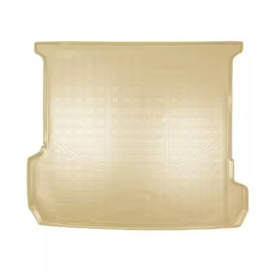 Коврики в багажное отделение для Audi Q7 (4M) (2015) (7 мест, сложенный 3 ряд) (бежевый)