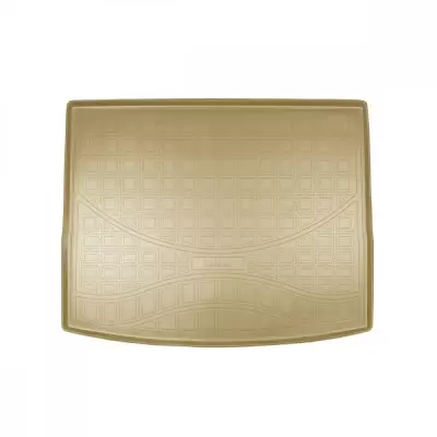 Коврики в багажное отделение для Skoda Karoq (полный привод 4х4 с органайзером) (2017) (бежевый)