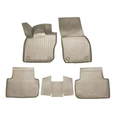 Коврики салонные для Volkswagen Tiguan III (2023) (бежевый)