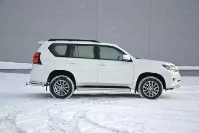 Защита порогов окантовка O51мм (НПС) Toyota LAND CRUISER PRADO 150 2013- от интернет-магазина AUTOBOKS.kz. 
