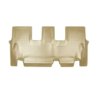 Коврики салонные для Hyundai Palisade (2020) (8 мест) (3 ряд) (бежевый)