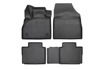 Коврики салонные для Renault Espace V 3D (2015) (1, 2 ряд)