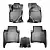 Коврики салонные для Toyota Fortuner 3D (2015) (5 мест) от интернет-магазина AUTOBOKS.kz. 
