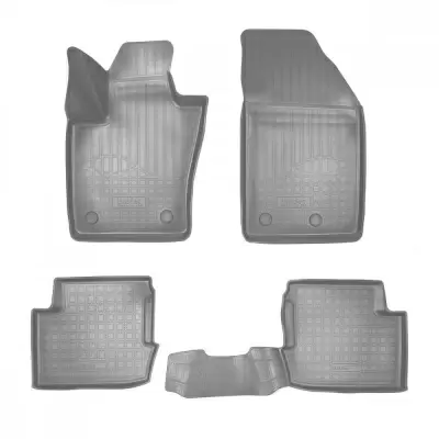 Коврики салонные для Fiat 500L 3D (2012) (серый)