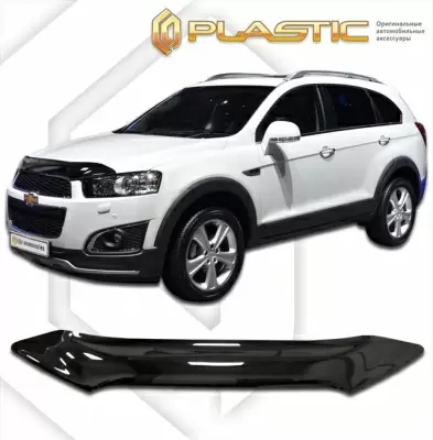 Мухобойка (дефлектор капота) для Chevrolet Captiva 2012+ (арт. 2010010107666)