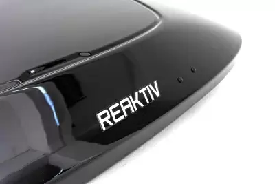 Автобокс REAKTIV Plasma черный глянцевый двустороннее 350 л от интернет-магазина AUTOBOKS.kz. 