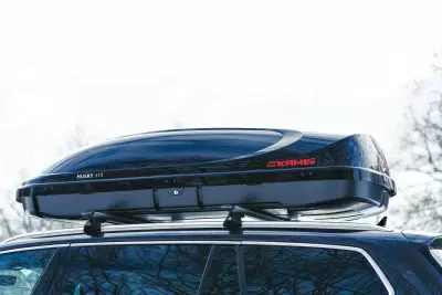 Автобокс Kamei Husky 510 черный глянцевый двустороннее от интернет-магазина AUTOBOKS.kz. 