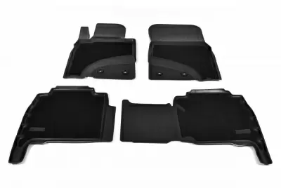 Коврики салонные комбинированные для Toyota LC-200 (J20A) (2012) (5/7 мест)