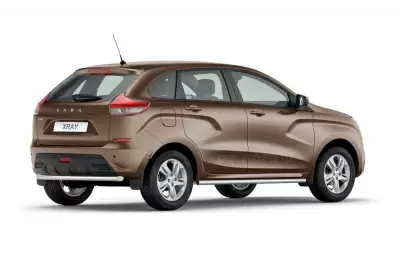 Защита порогов прямая O51 мм (НПС) LADA XRAY с 2016