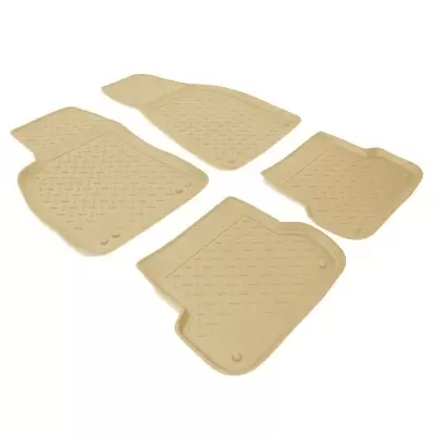 Коврики салонные для Audi A4 (B6:8E/B7:8E) (2001-2007) (бежевый)