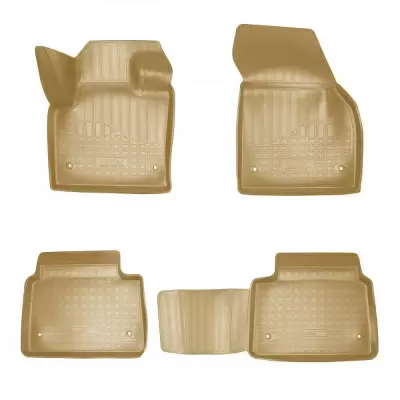 Коврики салонные для Land Rover Discovery Sport 3D (2014-2019) (бежевый)