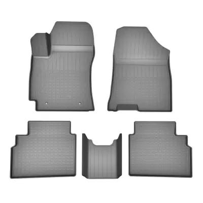 Коврики салонные для Hyundai Kona II (SX2) (2023) (for all modifications) (серый)