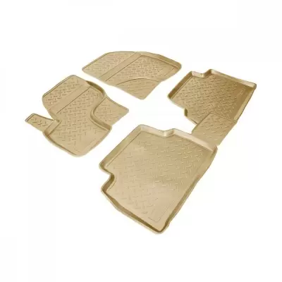 Коврики салонные для Ford Galaxy III 3D (2015) (бежевый)