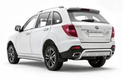 Защита порогов вогнутая O63мм (НПС) LIFAN X60 с 2017 от интернет-магазина AUTOBOKS.kz. 