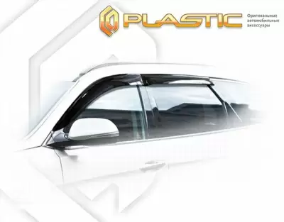 Ветровик на дверь CA Plastic 2010030307817 для Hyundai Santa Fe 2012-2018