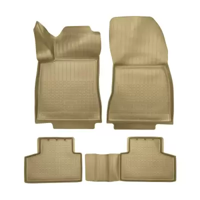Коврики салонные для Mercedes-Benz GLB I (X247) 3D (2019) (бежевый)