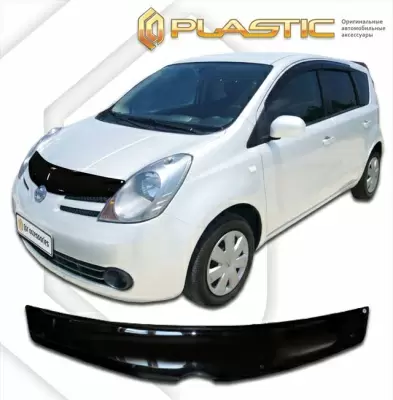 Мухобойка (дефлектор капота) для Nissan Note 2004-2008 (арт. 2010010104924)