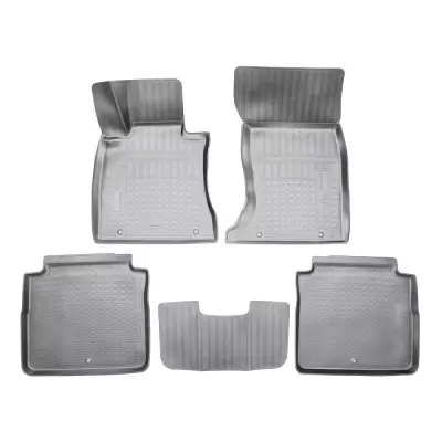Коврики салонные для Kia K9 3D (2022) (серый)