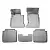 Коврики салонные для Kia K9 3D (2022) (серый) от интернет-магазина AUTOBOKS.kz. 