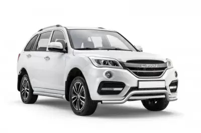 Защита переднего бампера O63 мм «Волна» (НПС - нерж.) LIFAN X60 с 2017