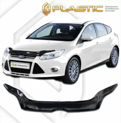Мухобойка (дефлектор капота) для Ford Focus 3 2011-2015 (арт. 2010010105914)