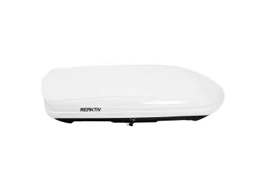 Автобокс REAKTIV Meteor 390 белый глянцевый двустороннее 550 л от интернет-магазина AUTOBOKS.kz. 