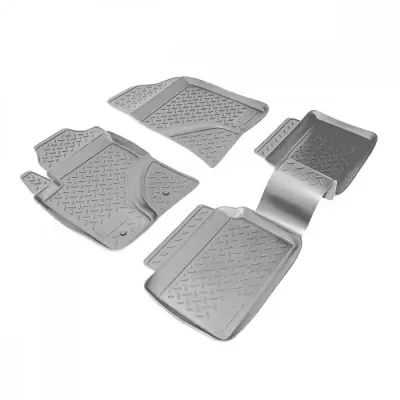 Коврики салонные для Toyota Auris (2013) (серый)