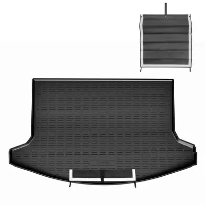 Коврики в багажное отделение с текстильным фартуком для KGM Korando (2023)
