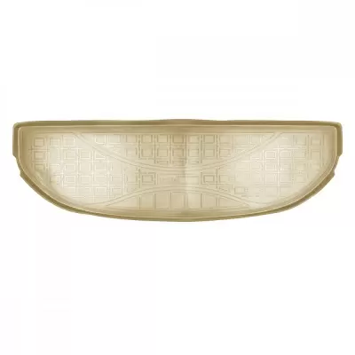 Коврики в багажное отделение для Hyundai Santa Fe (2018) (7 мест, короткий) (бежевый)